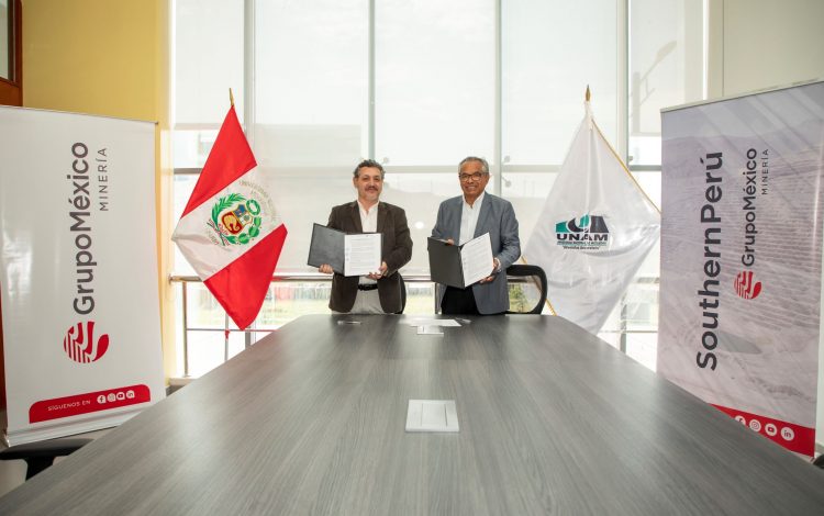 Southern Perú y UNAM firman convenio