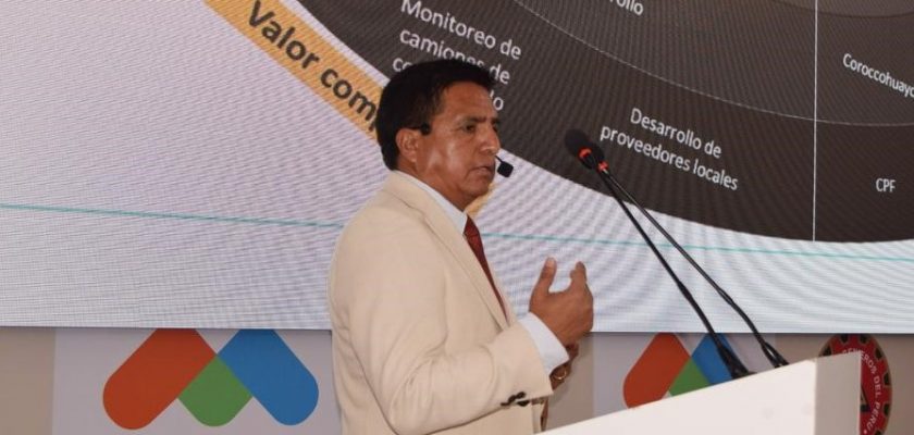 Carlos Cotera, gerente general de Antapaccay