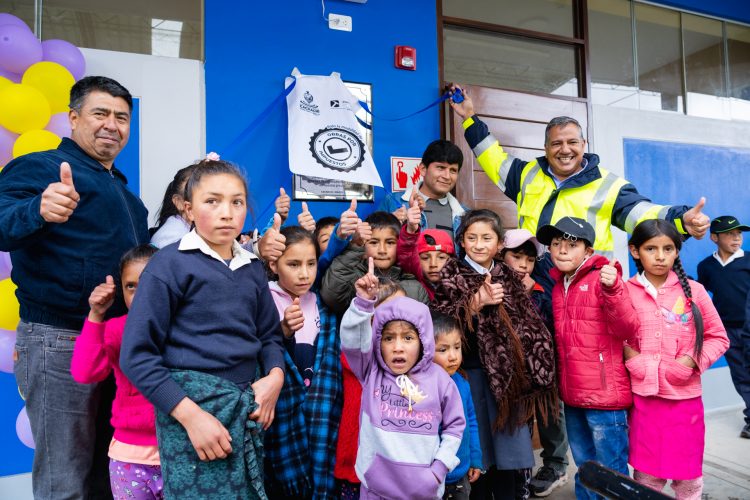 Pan American Silver Shahuindo contruye colegio en Cajabamba