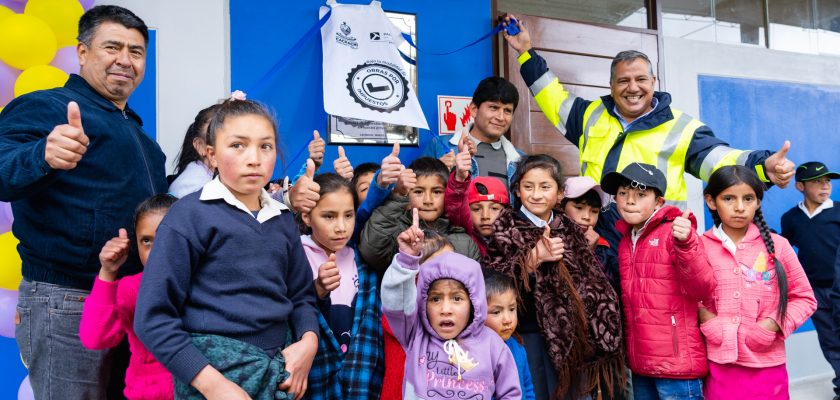 Pan American Silver Shahuindo contruye colegio en Cajabamba