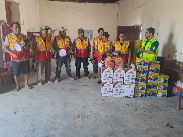 Colquisiri entrega implementos de seguridad ciudadana en Jecuan