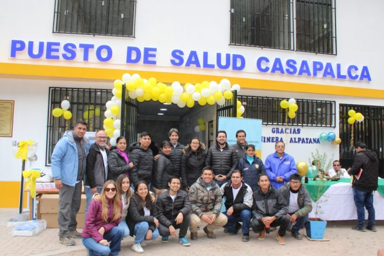 Minera Alpayana inauguró puesto de salud Casapalca