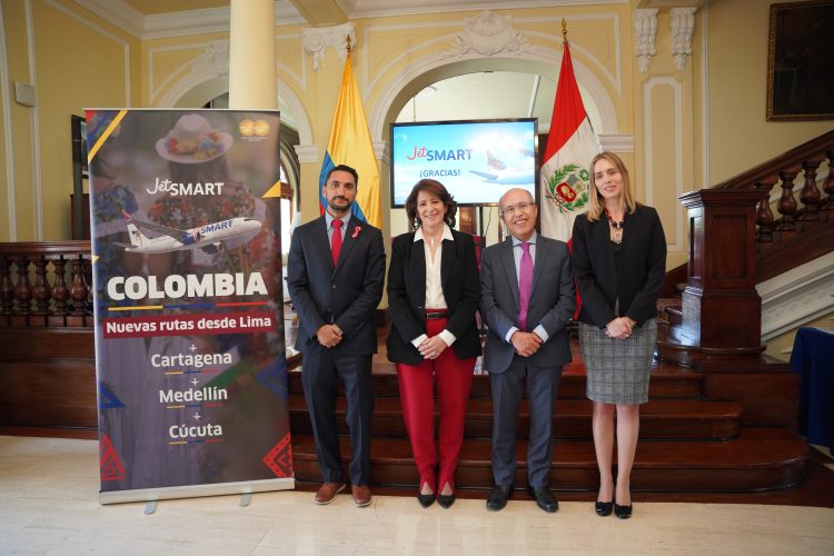 JetSMART lanza nuevas rutas directas entre Perú y Colombia