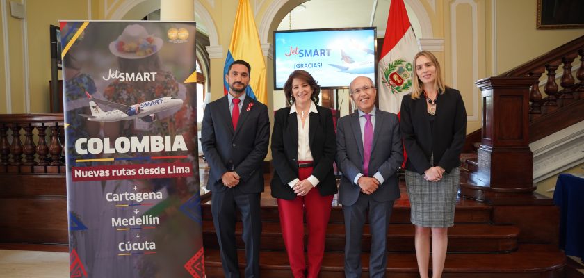 JetSMART lanza nuevas rutas directas entre Perú y Colombia