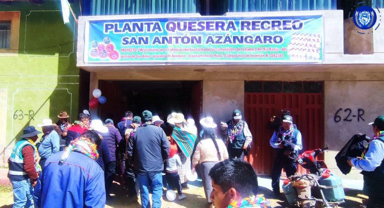 Minsur financia planta de lácteos en Azángaro