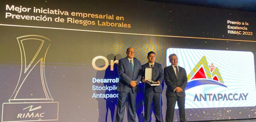 Antapaccay recibe premio de RIMAC por su liderazgo en seguridad laboral