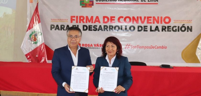SNI firma convenio con el Gobierno Regional de Lima
