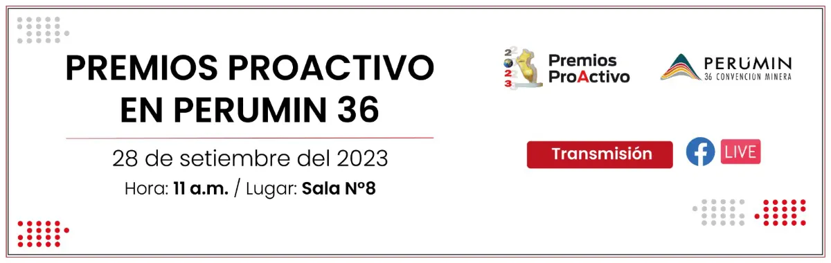 Premios ProActivo 2023 en PERUMIN 36