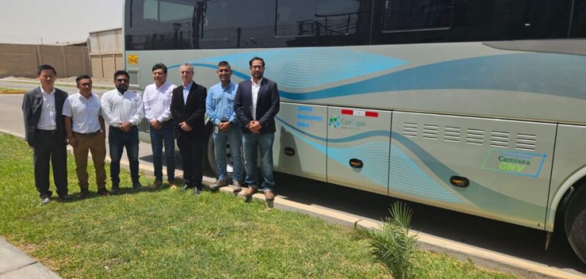 bus GNV financiado por Consorcio Camisea