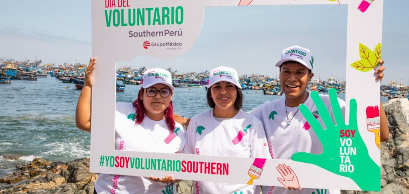 “Día del Voluntario” promovido por Southern Perú y Fundación Grupo México