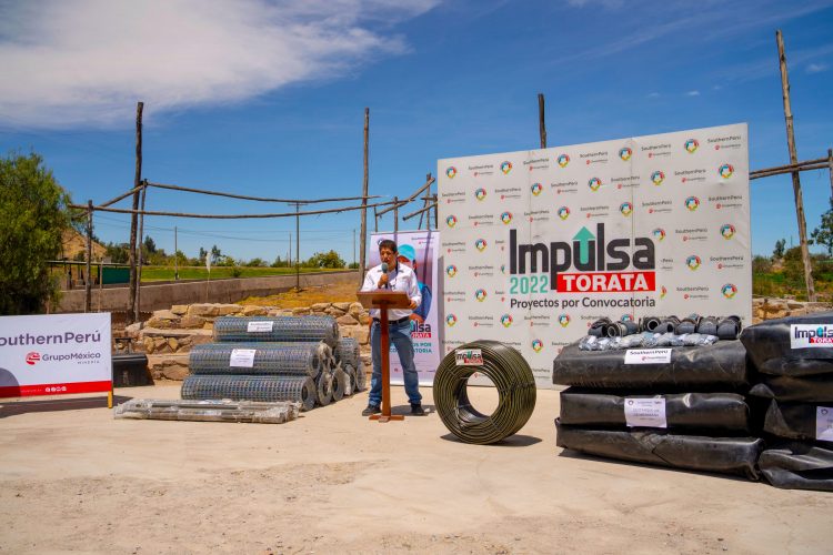 Southern Perú geotanques para mejorar capacidad de riego en Torata Alta