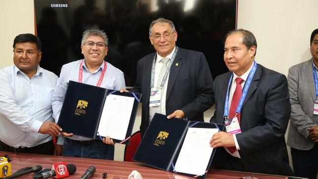 MINEM suscribe convenio con el Gobierno Regional de Cusco