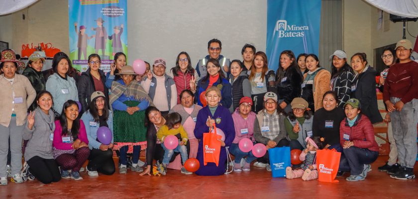 Minera Bateas desarrolló talleres de empoderamiento para mujeres del distrito de Caylloma por tercer año consecutivo