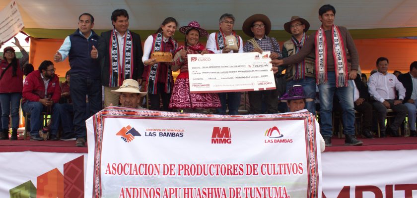 Minera Las Bambas campesinas de Cusco
