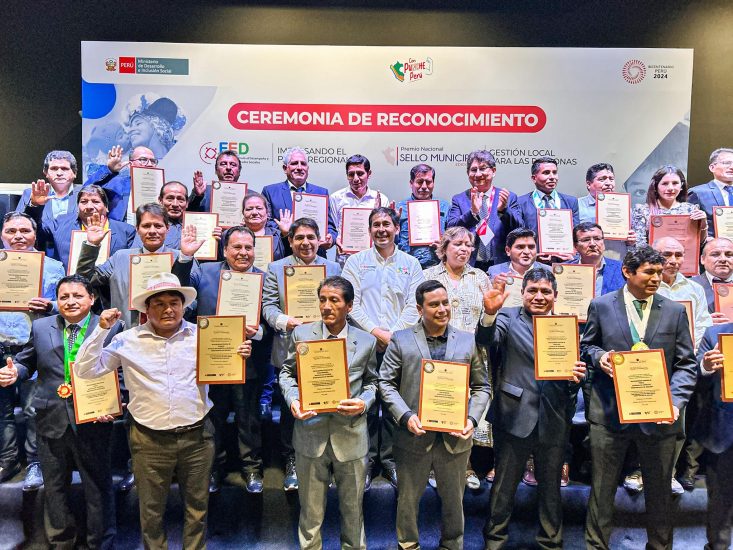 Municipalidades del área de influencia operativa de Antamina fueron reconocidas con el Premio Nacional de Sello Municipal