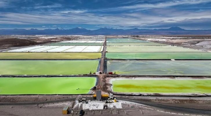 litio de la firma SQM en el salar de Atacama