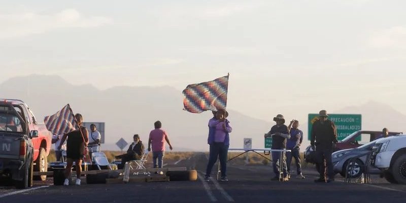 Chilena SQM salar de Atacama protesta