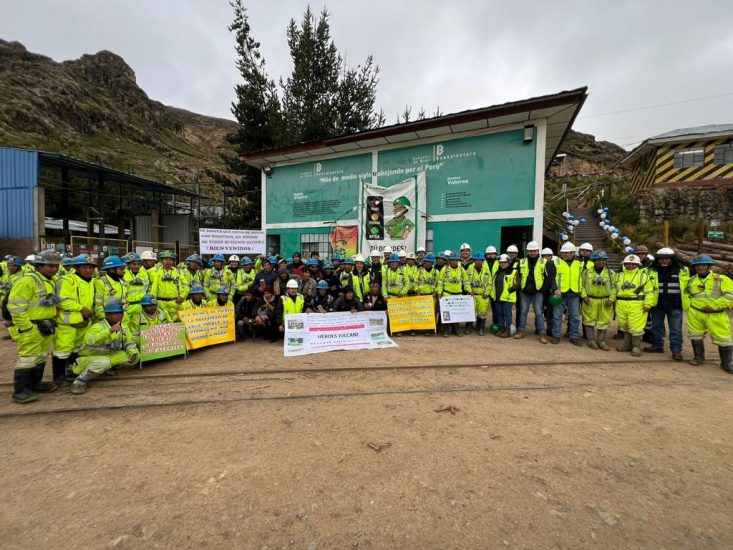 Brigadistas de Buenaventura colaboraron en rescate de trabajador atrapado bajo tierra dentro de la mina Cobriza propiedad de Operadores Concentrados Peruanos