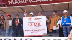 MINEM recibe terreno donde se construirá futura Planta Satélite de Regasificación de GNL para la región Cusco