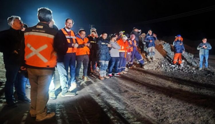 Chile rescate minero Pampa Camarones