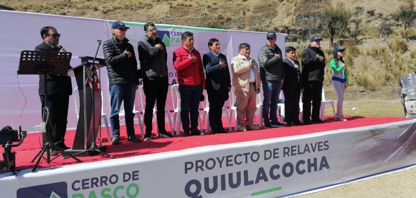 proyecto de Centro de Reprocesamiento de Relaves de Quiulacocha