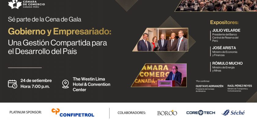 Cena de Gala "Gobierno y Empresariado"