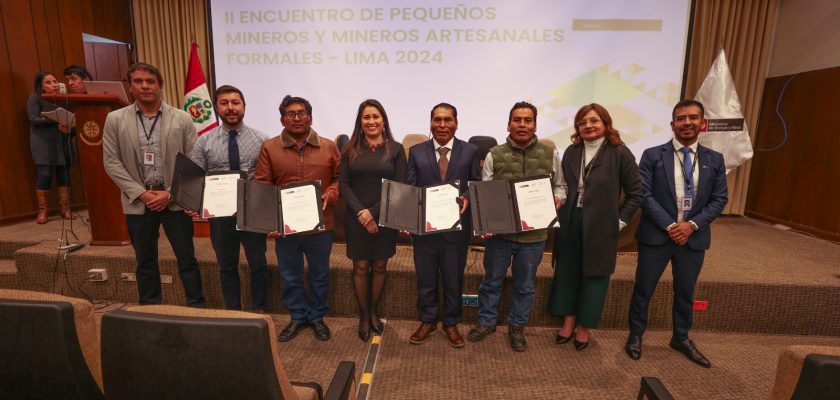 II Encuentro de Pequeños Mineros y Mineros Artesanales Formales – Lima 2024