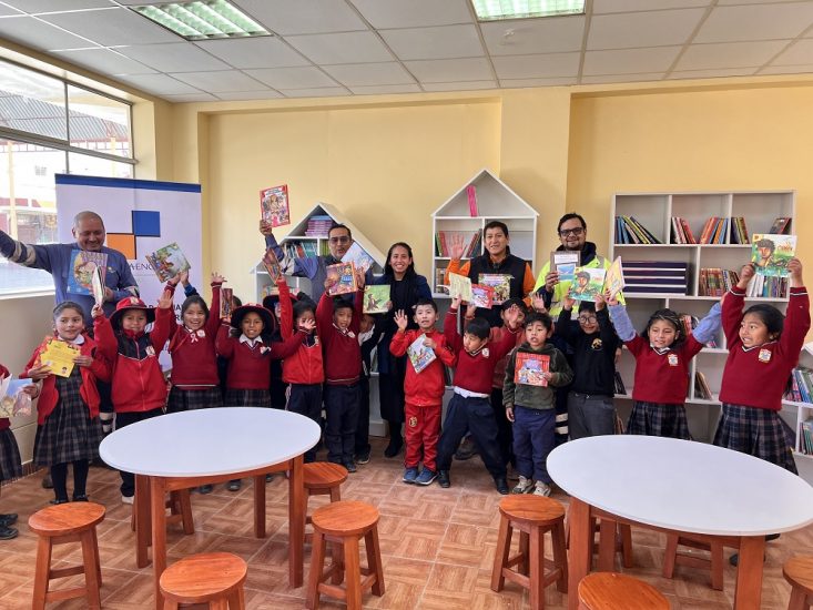 Minera Las Bambas y Mota Engil Inauguran nueva biblioteca y laboratorio en colegio de Challhuahuacho
