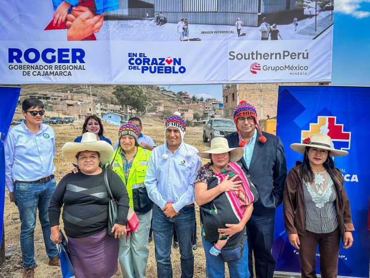 Cajamarca Southern Perú y Gobierno Regional de Cajamarca inician proyecto de mejoramiento de salud en Pachacútec