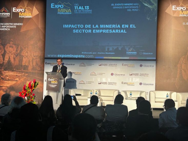 Carlos Nauhaus en Expomina Perú 2024