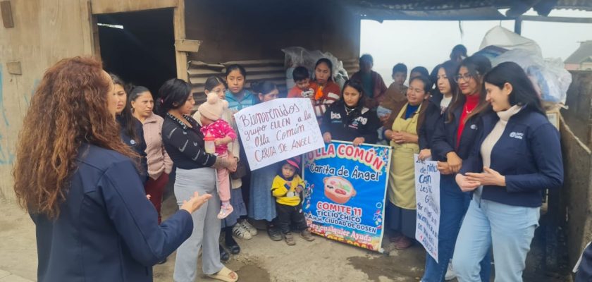 Grupo Eulen entrega donaciones para combatir el frío en Villa María del Triunfo