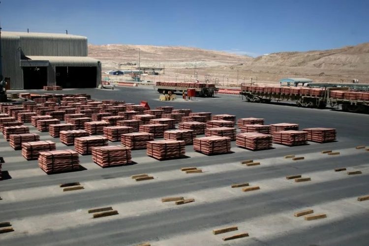 Placas de cátodos de cobre