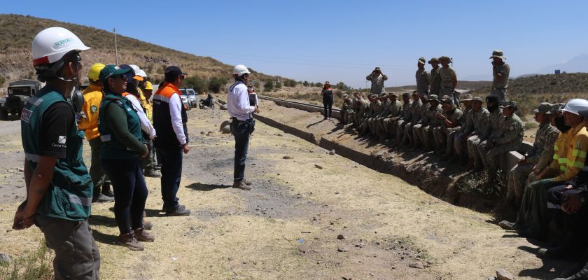 SERFOR capacitó a comunidades campesinas y nativas para responder de ante incendios forestales