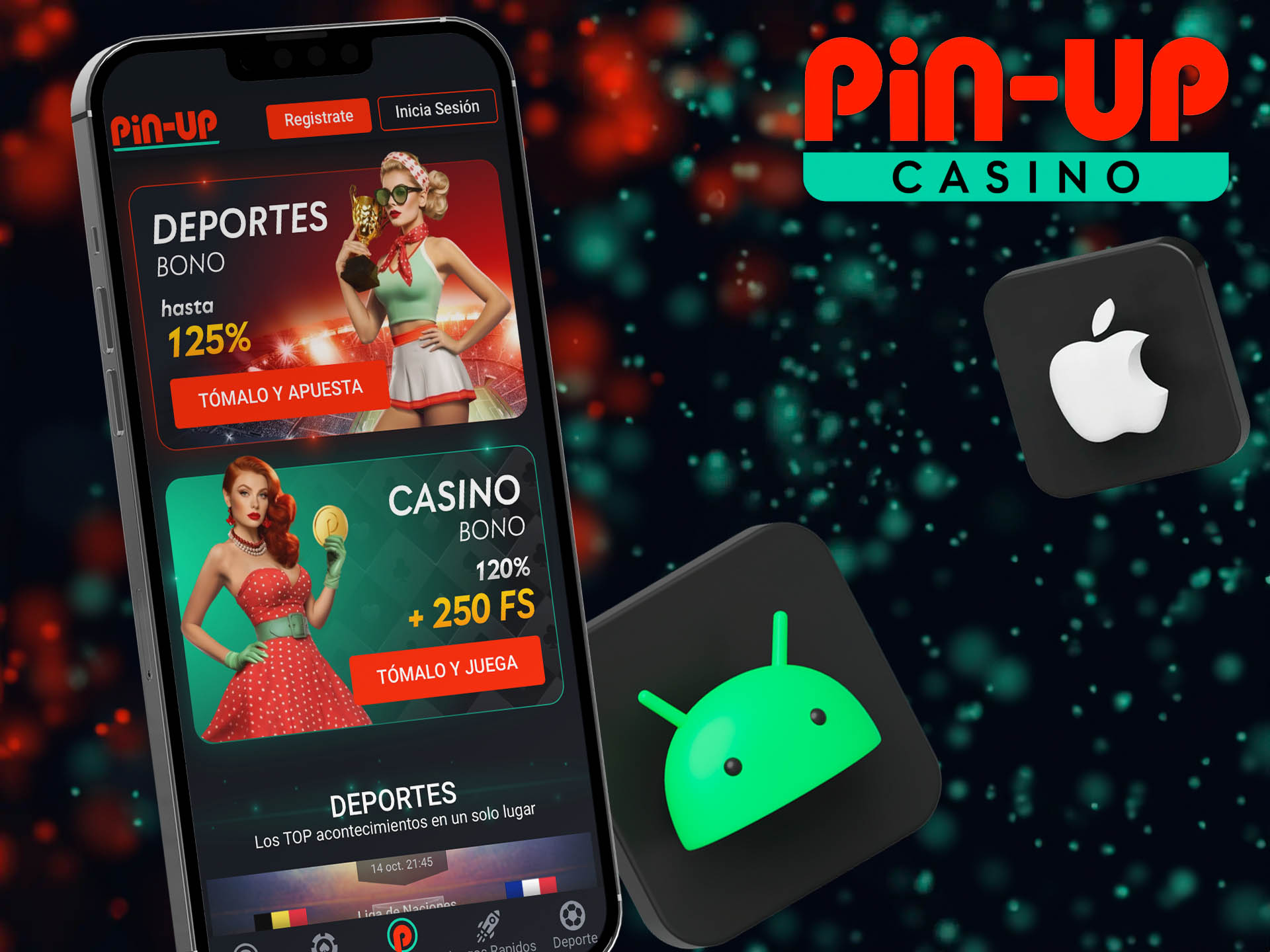 Descarga la aplicación móvil Pin Up: casino y apuestas deportivas a tu alcance