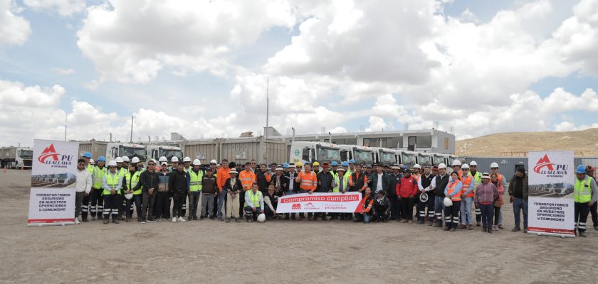 Empresa comunal Apu Llallawa de Fuerabamba inicia traslado de concentrado de cobre de Minera Las Bambas