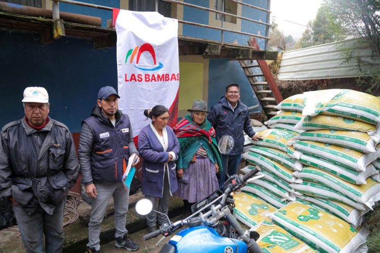 Minera Las Bambas mejoramiento agricultura