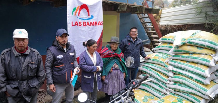 Minera Las Bambas mejoramiento agricultura