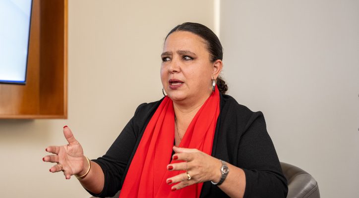 Karina Zevallos, presidenta de WIM Perú