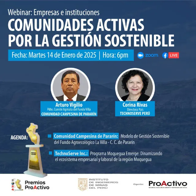 (Premios ProActivo) Comunidades Activas por la Gestión Sostenible