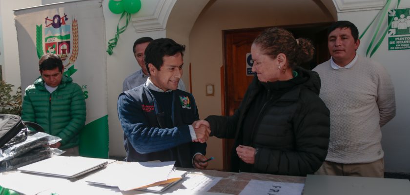 Municipalidad de San Marcos fortalecerá sus servicios a la población local con el apoyo de Antamina