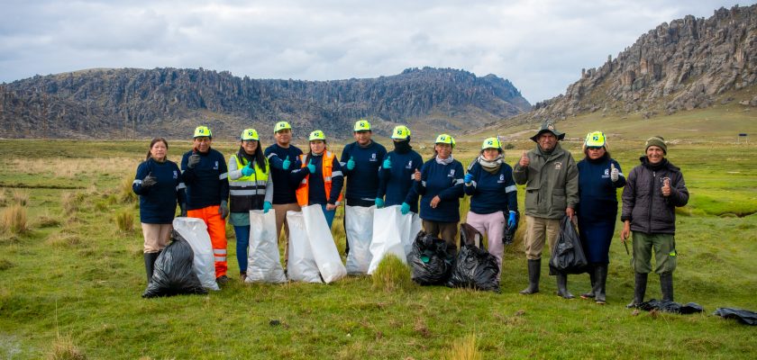 Pan American Silver Huarón y SERNANP recolectan más de 3 toneladas del Santuario Nacional de Huayllay