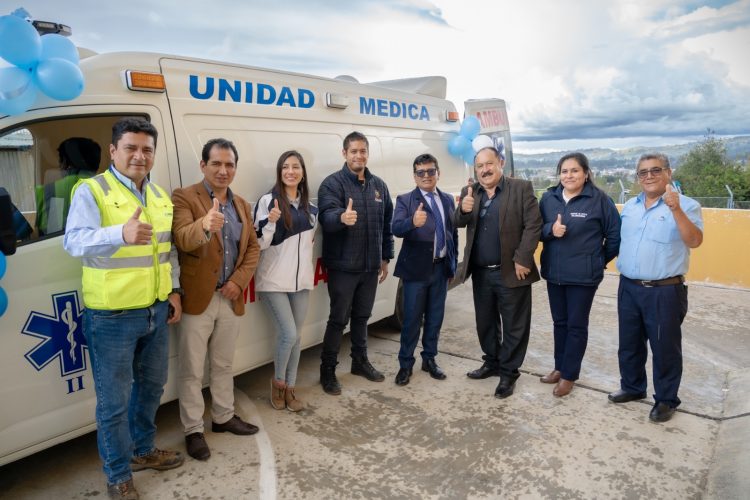 Pan American Silver Shahuindo ambulancia para el Hospital Nuestra Señora del Rosario