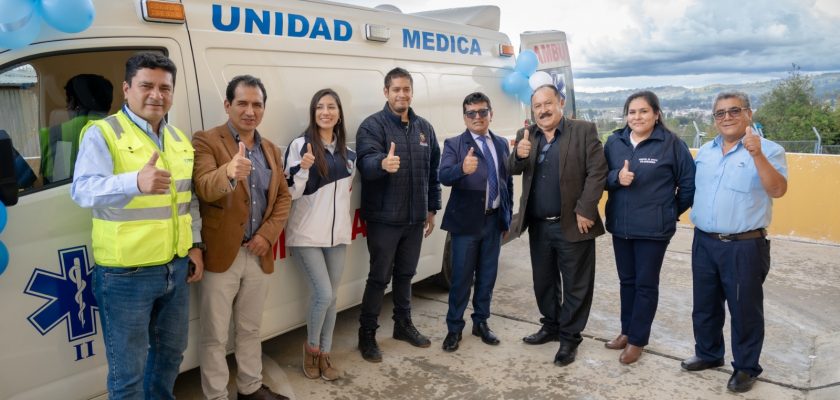 Pan American Silver Shahuindo ambulancia para el Hospital Nuestra Señora del Rosario