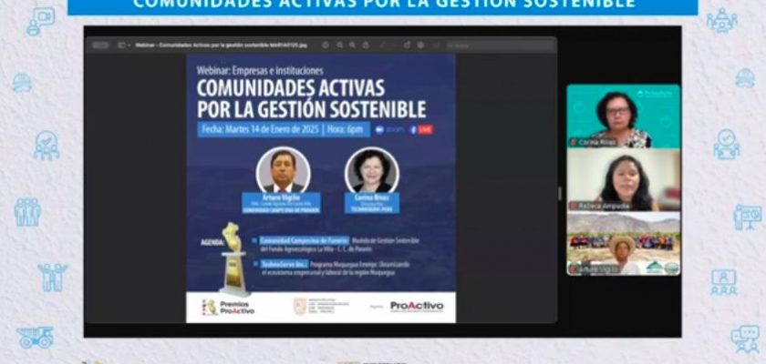 Webinar: Comunidades activas por la gestión sostenible