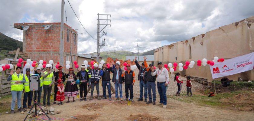 Las Bambas inicia la construcción de una capilla en la comunidad de Pumamarca