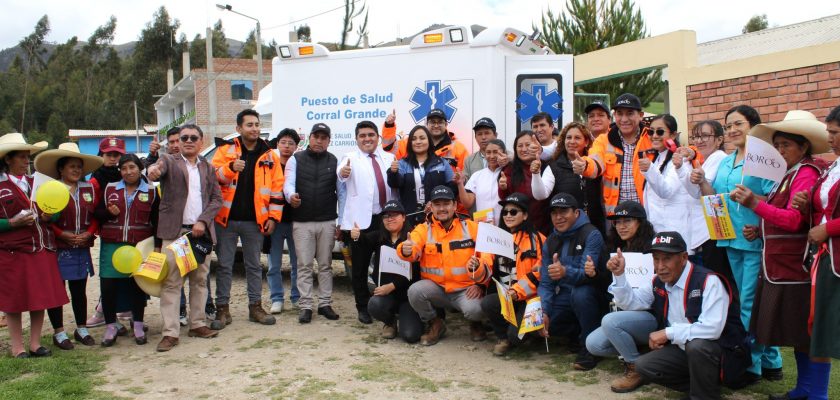 Minera Boroo Misquichilca entrega moderna ambulancia para la Comunidad Campesina de Chuyugual