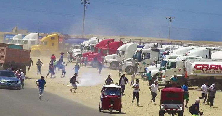 Protestas de gremio de pescadores