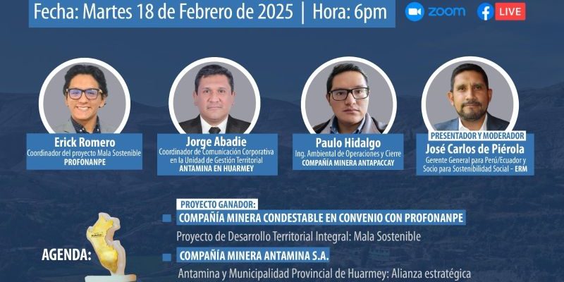 Webinar: Desarrollo territorial con alianzas estratégicas desde la gran minería