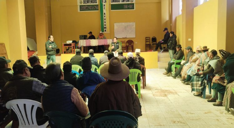 Ingemmet comunidades de Puno