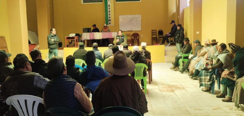 Ingemmet comunidades de Puno